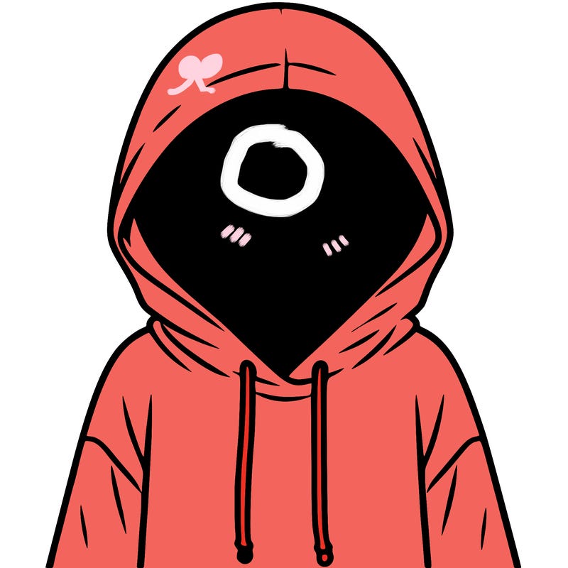 faceless girl in hoodie