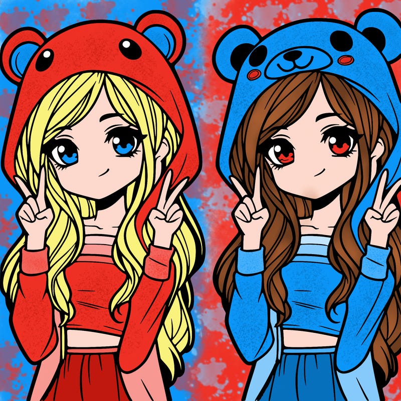 teen girl in animal costume