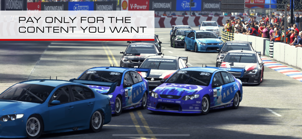 GRID™ Autosport Custom Edition - トラックを走るツーリングカーのグループ