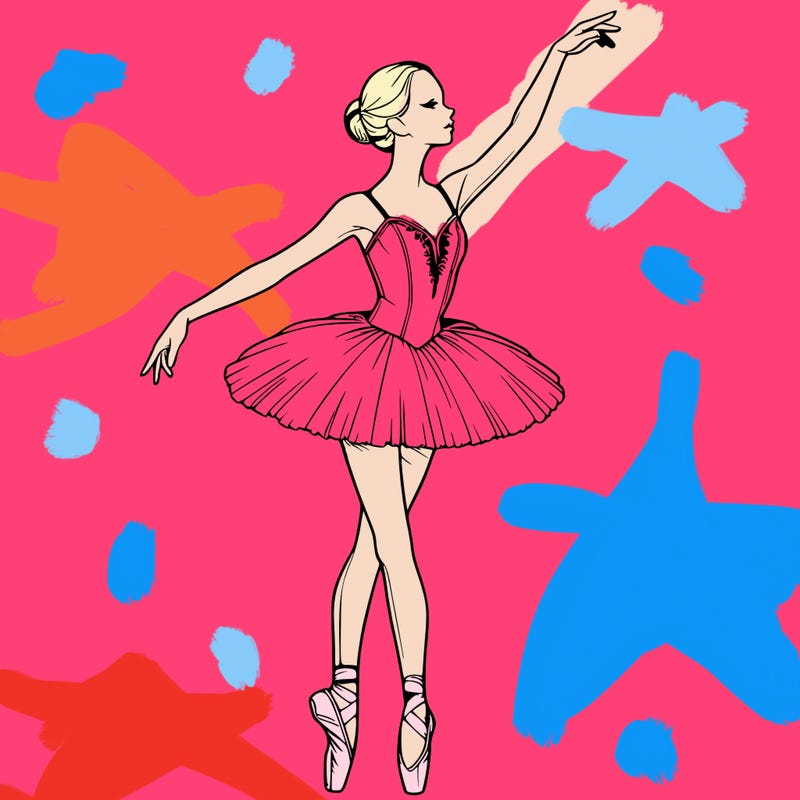 realistic ballerina