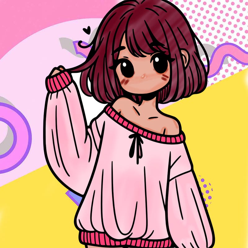 girl in baggy sweater hanging off her shoulder