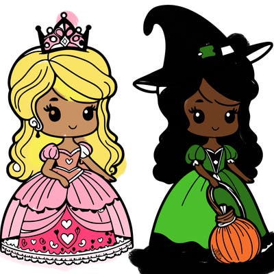 princess as a witch