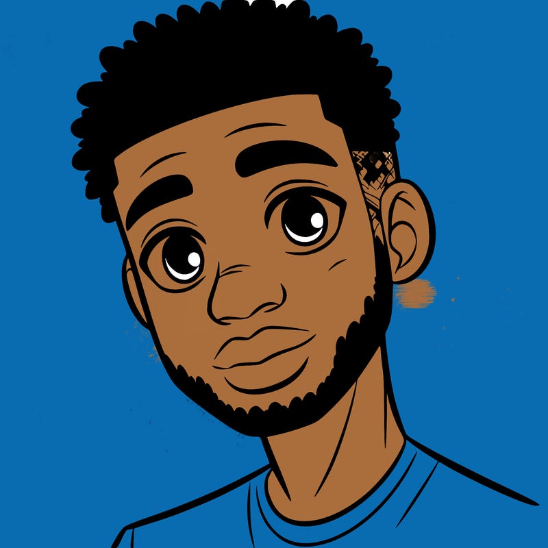 a black male