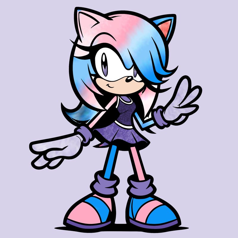 an original sonic character female