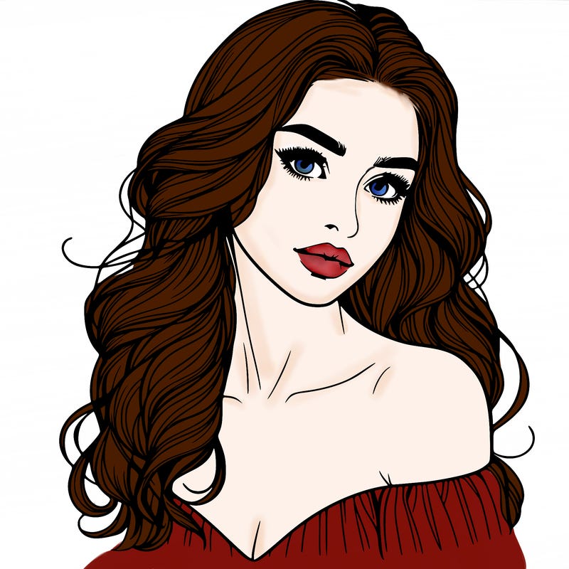 beautiful realistic girl