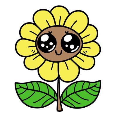 flower with eyes
