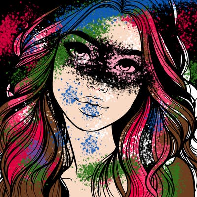 beautiful realistic girl