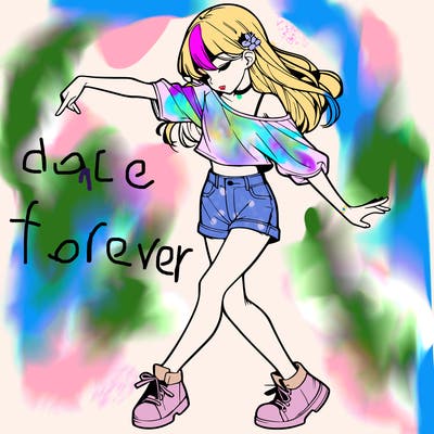 realistic girl danceing