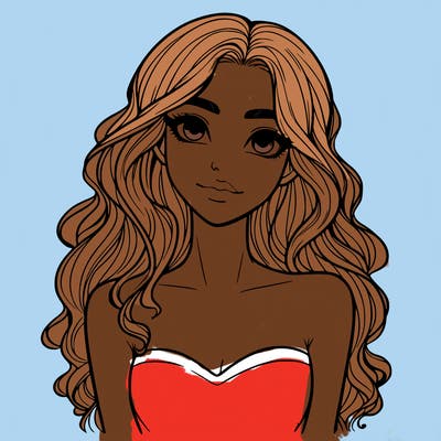 realistic and pretty girl