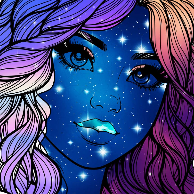 beautiful realistic girl close up to the camera with wavy hair,