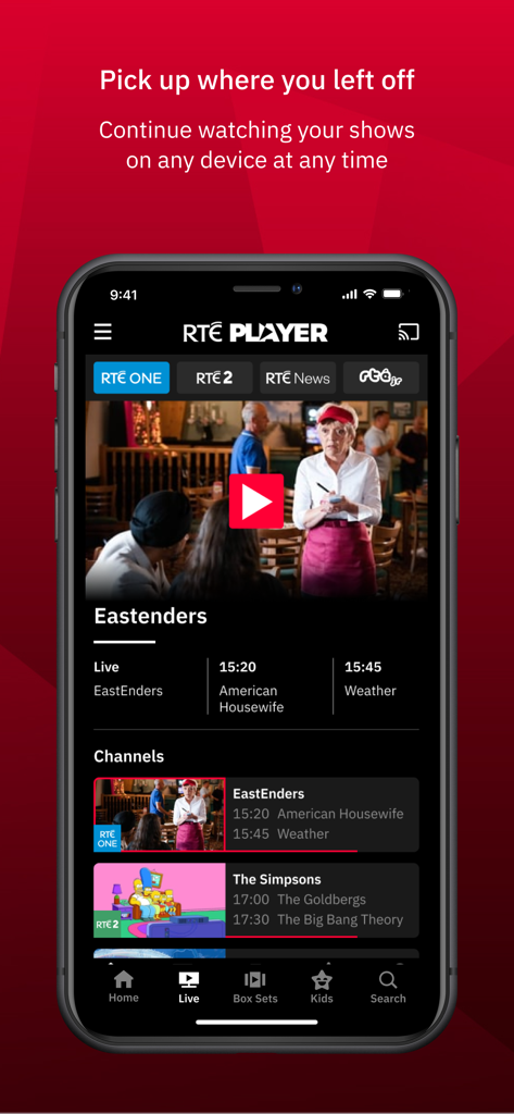 RTÉ Player | Ihr Zuhause für irisches Fernsehen, Live & On-Demand