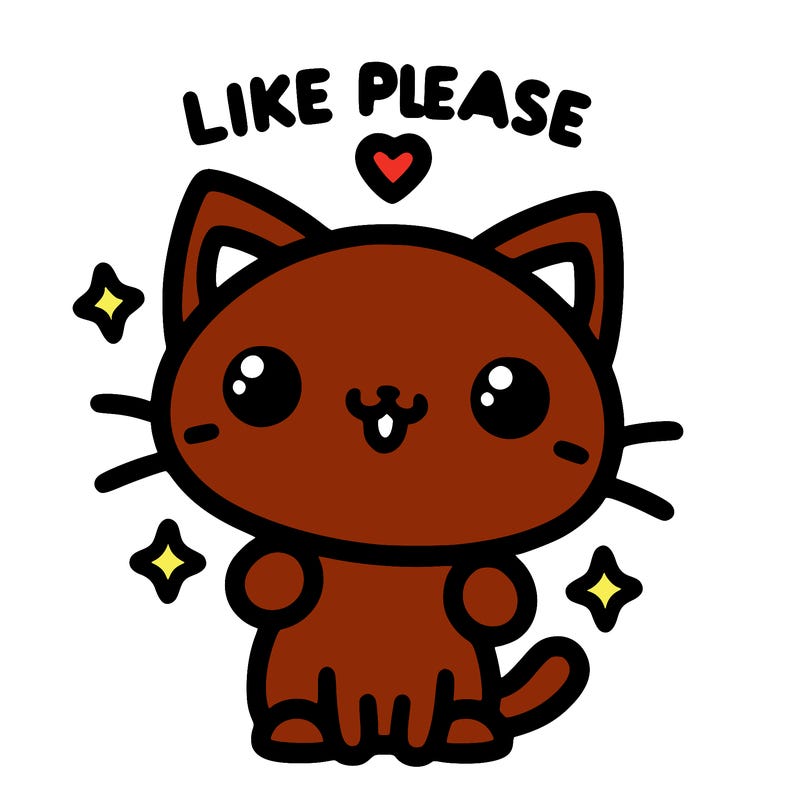 cute cat saying "like please"