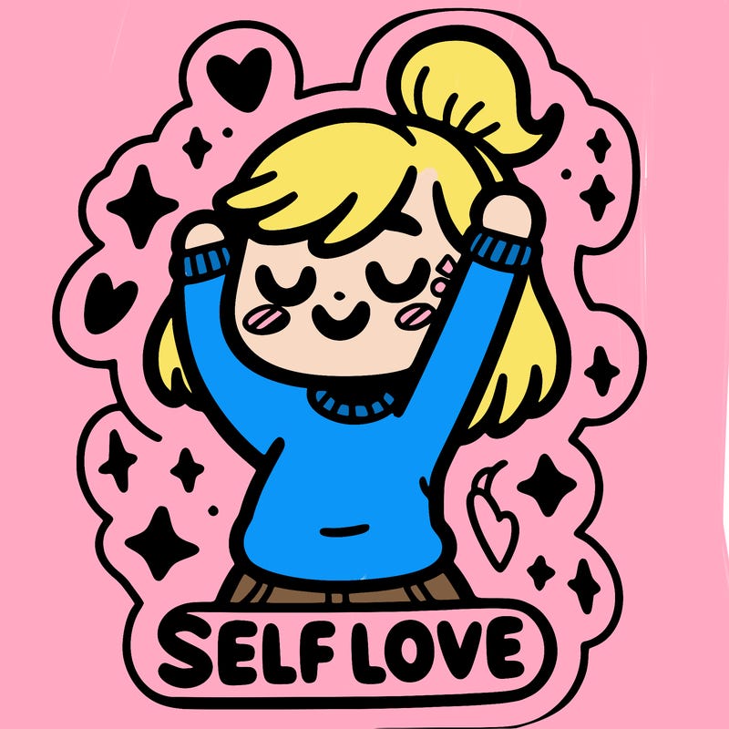 self-love sticker