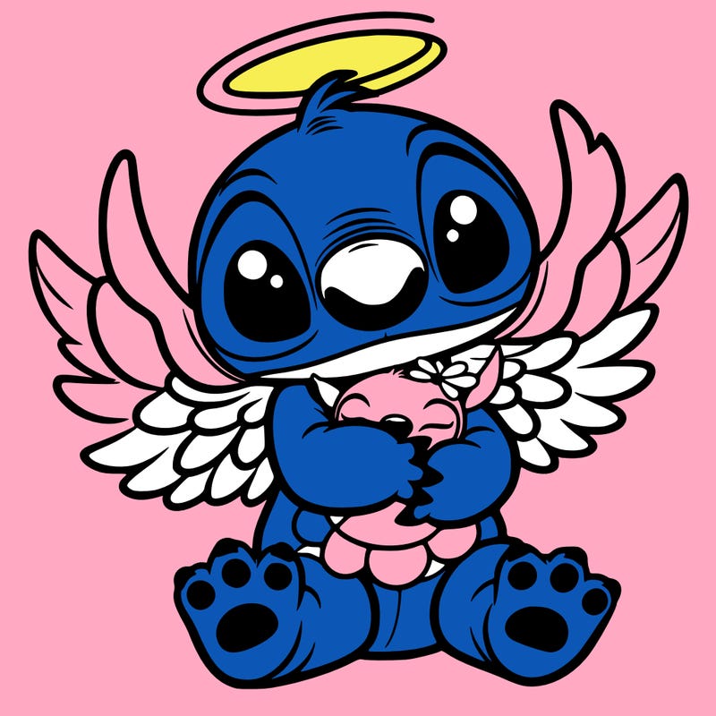 stich hugging angel