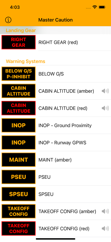 737 Master Caution - A technical list of Boeing 737 cockpit warning and master caution lights