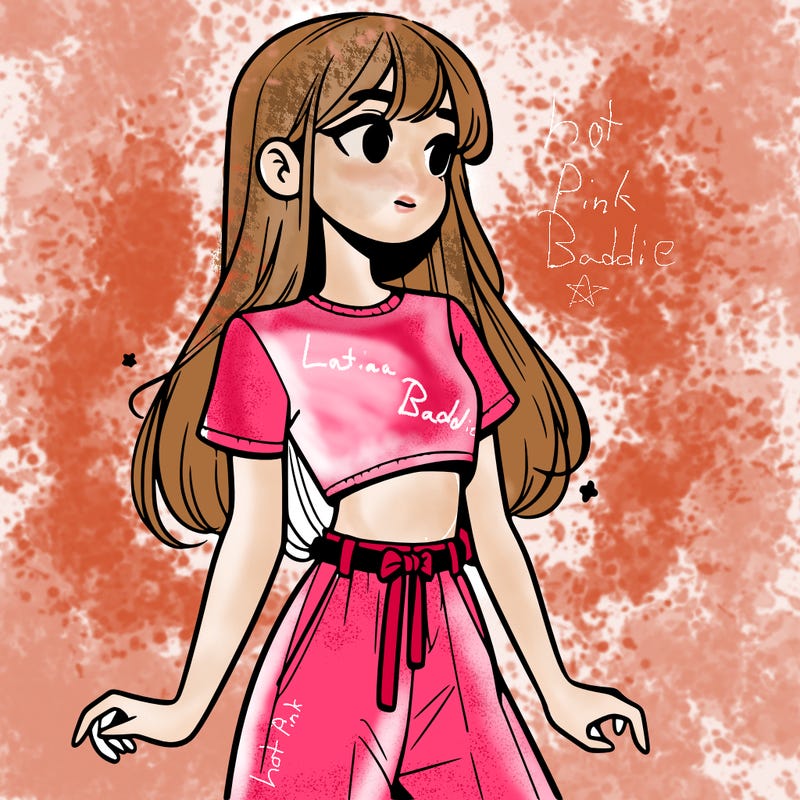 girl in a cute crop top