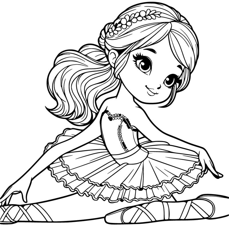 beautiful girl ballet dancer