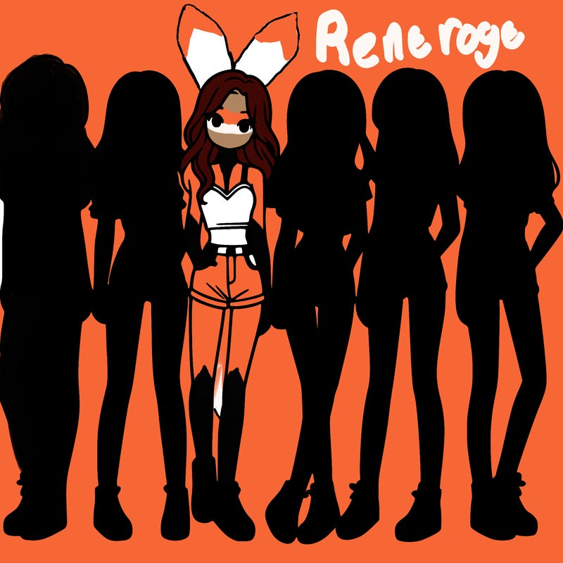 a group of girls wearing crop tops and shorts