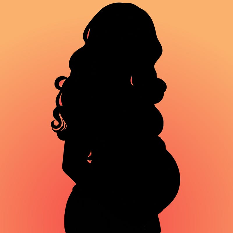 woman heavily pregnant realistic