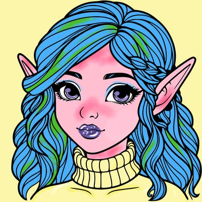realistic girl elf