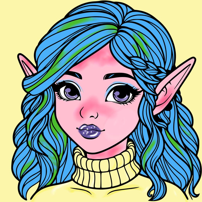 realistic girl elf