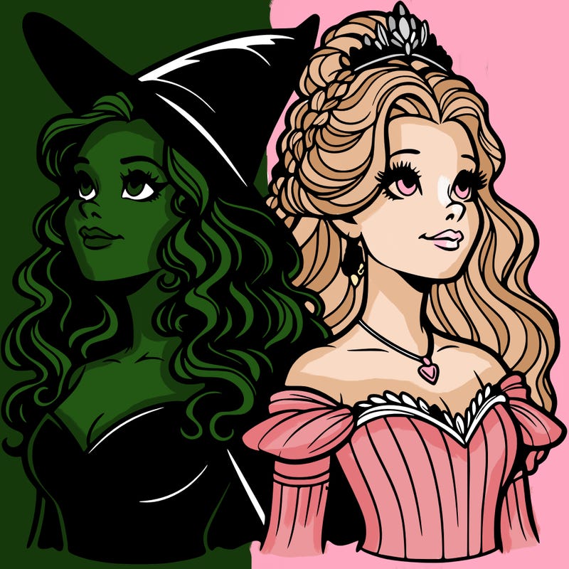 'elphaba and glinda (realistic)