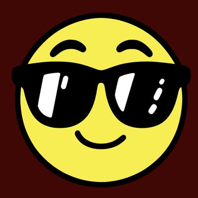 emoji with sunglasses