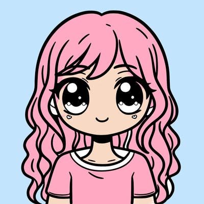 a girl with blue eyes