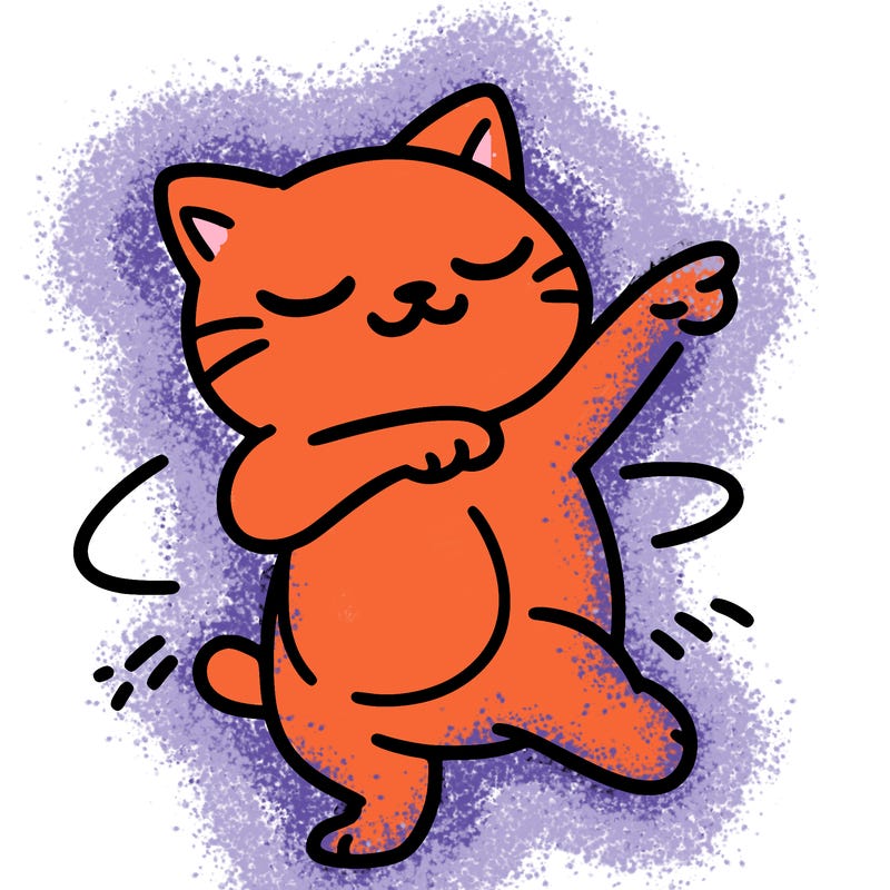 cat dancing
