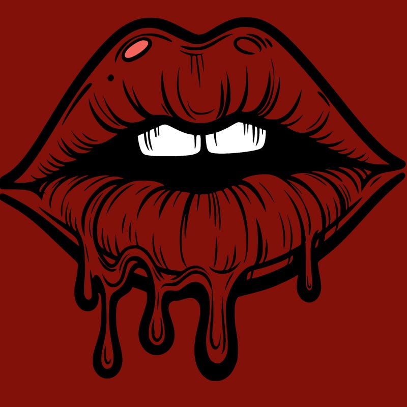 lips that look realistic and drip