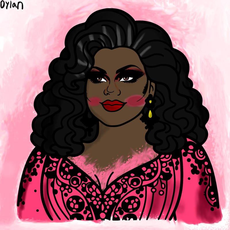 realistic plus size drag queen