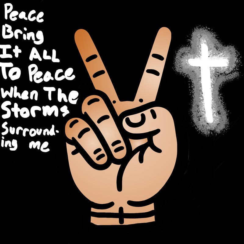 peace sign with hands