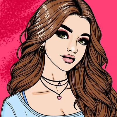 detailed realistic girl