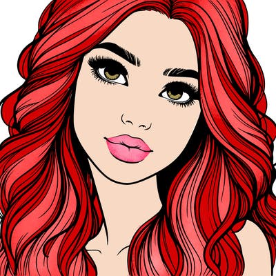 beautiful realistic girl