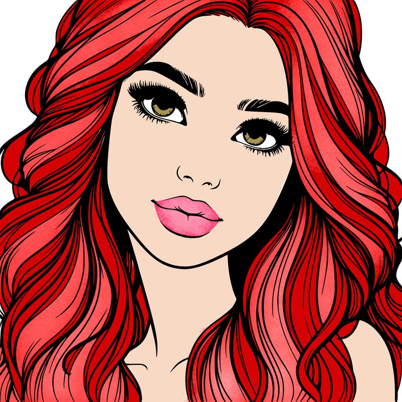 beautiful realistic girl