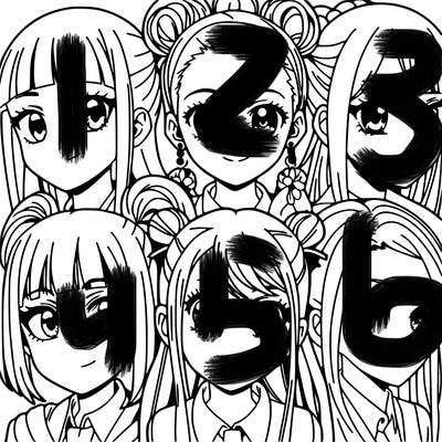 anime faces