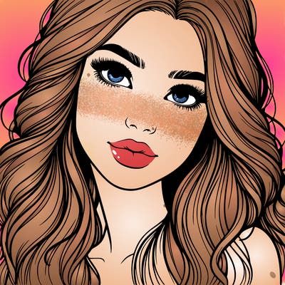 beautiful realistic girl