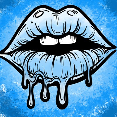 lips that look realistic and drip