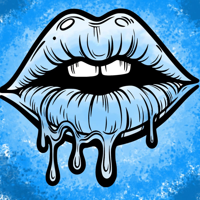 lips that look realistic and drip