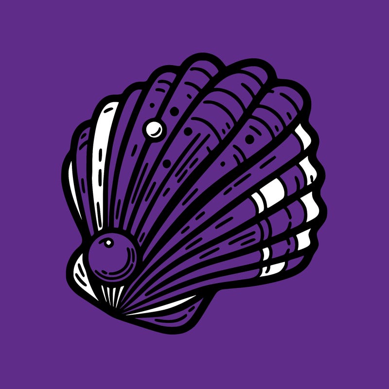 sea shell with pearl