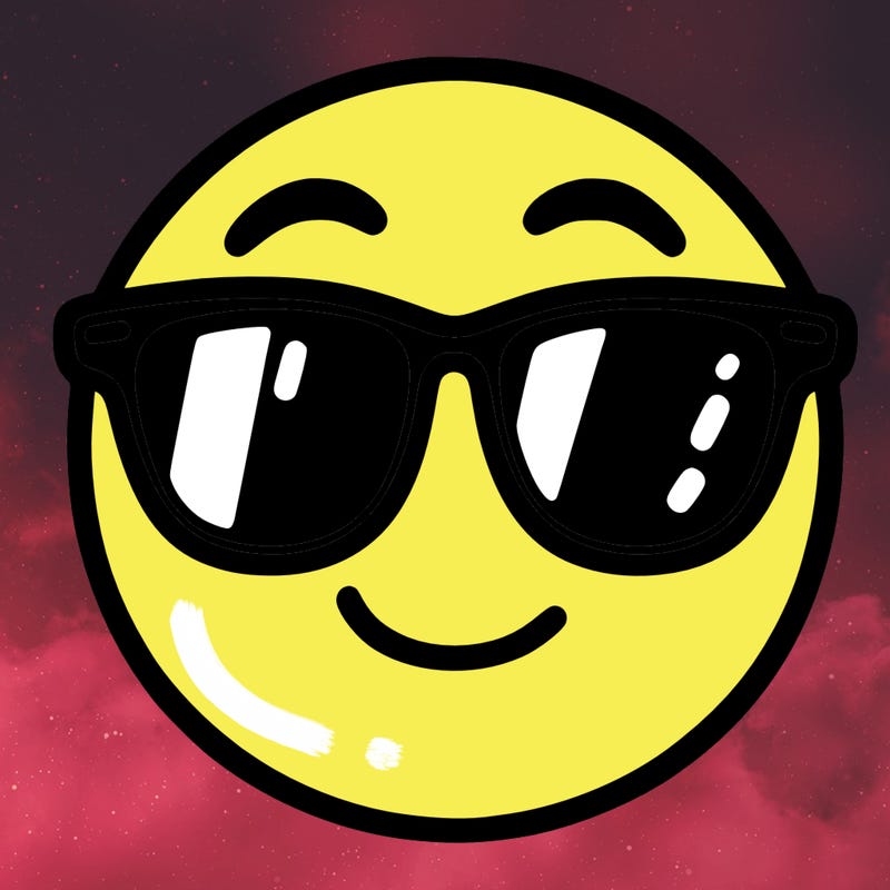 emoji with sunglasses