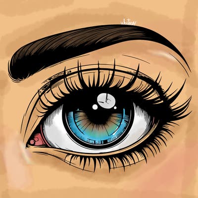 realistic eye