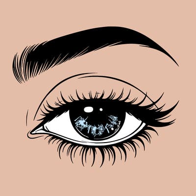 eye closed realistic