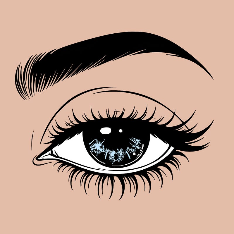 eye closed realistic