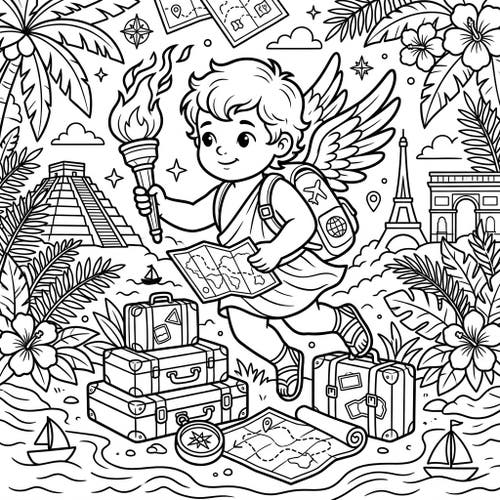 Cupid with Torch