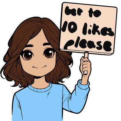 realistic girl holding up a sign