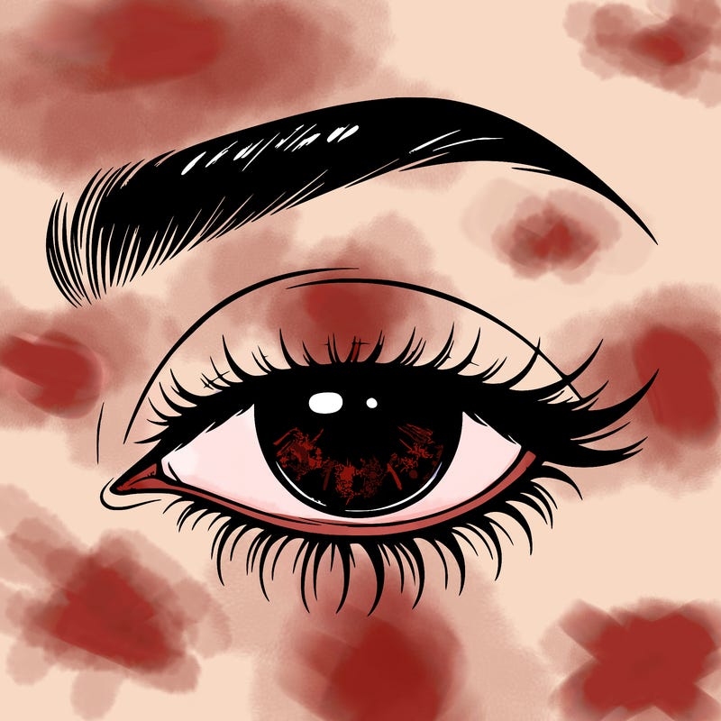 eye closed realistic
