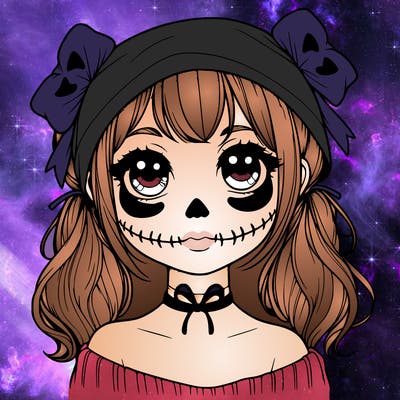 realistic girl halloween