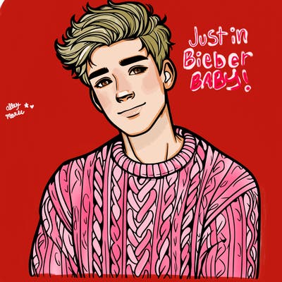 realistic guy with a beautiful jumper