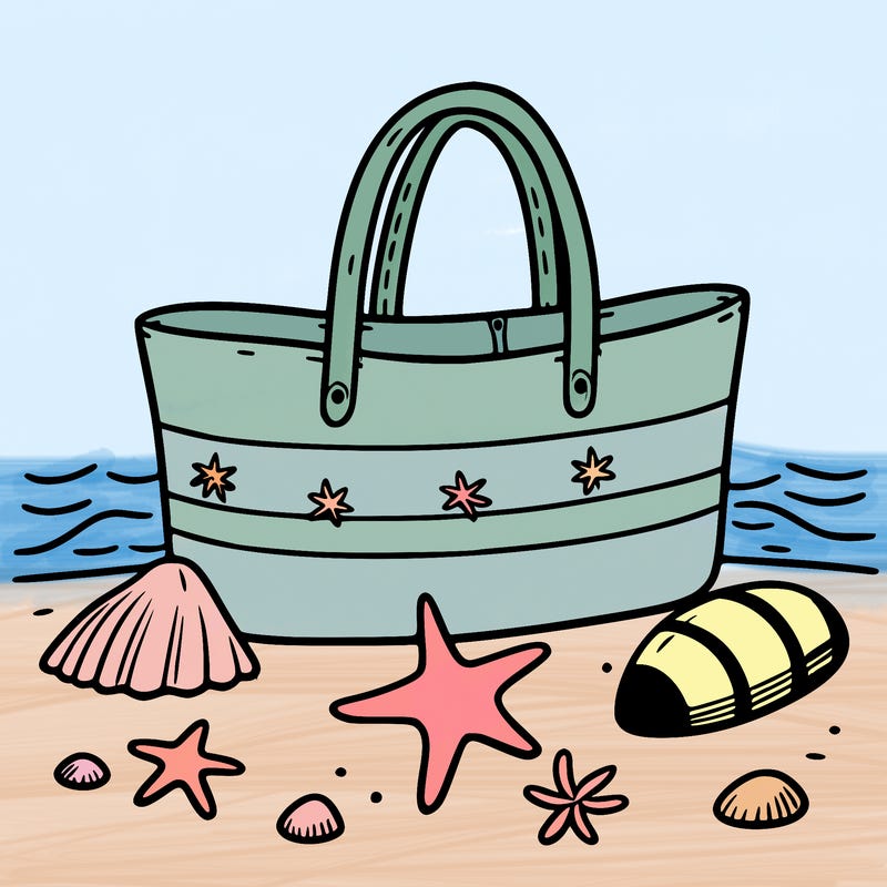 a beach bag